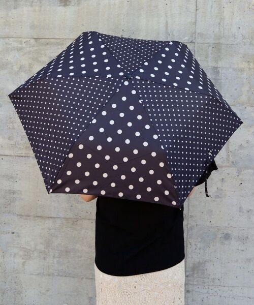 le.coeur blanc / ルクールブラン 傘 | 《紫外線遮蔽率約80％》ドットミニ コンパクト折りたたみ傘 | 詳細6