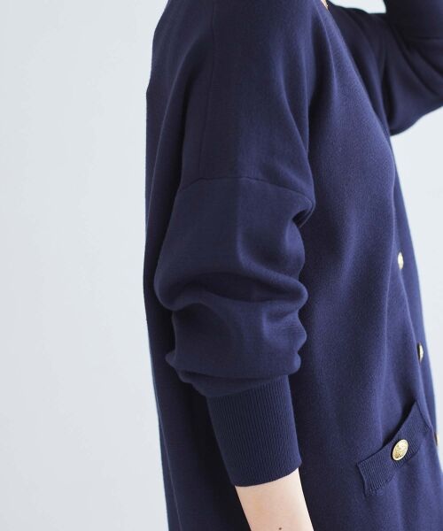 le.coeur blanc / ルクールブラン カーディガン・ボレロ | 《手洗い可能》TORRAZZO DONNAミラノリブカーデ | 詳細20