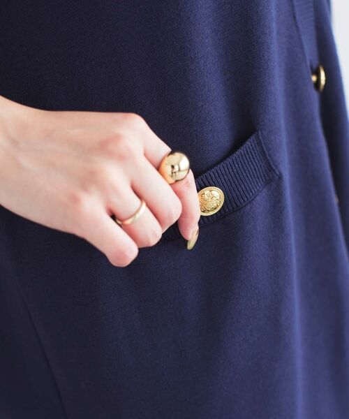 le.coeur blanc / ルクールブラン カーディガン・ボレロ | 《手洗い可能》TORRAZZO DONNAミラノリブカーデ | 詳細23