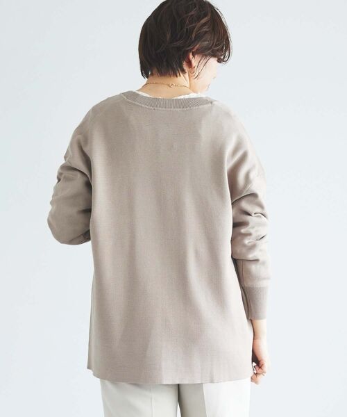 le.coeur blanc / ルクールブラン カーディガン・ボレロ | 《手洗い可能》TORRAZZO DONNAミラノリブカーデ | 詳細5