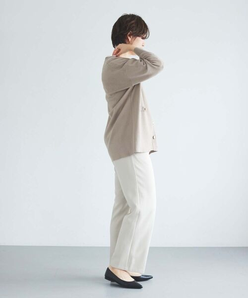 le.coeur blanc / ルクールブラン カーディガン・ボレロ | 《手洗い可能》TORRAZZO DONNAミラノリブカーデ | 詳細7