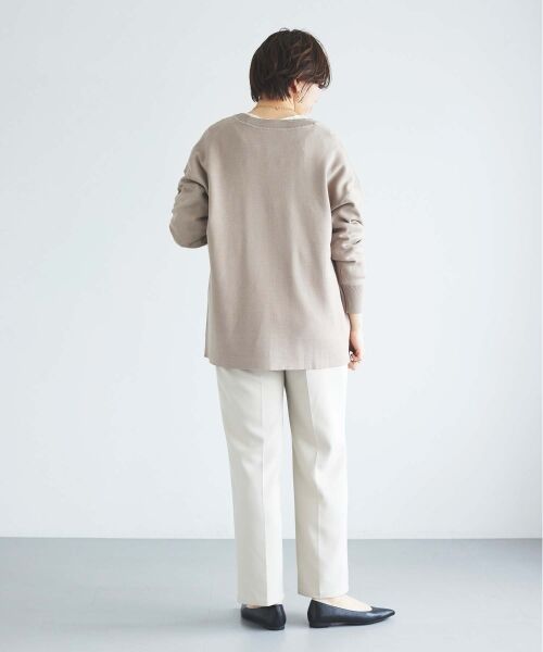 le.coeur blanc / ルクールブラン カーディガン・ボレロ | 《手洗い可能》TORRAZZO DONNAミラノリブカーデ | 詳細8