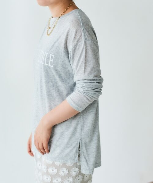 le.coeur blanc / ルクールブラン Tシャツ | 《手洗い可能》BONNE ETOILE ロンTEE | 詳細5