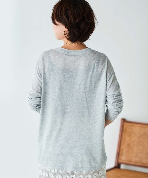 le.coeur blanc / ルクールブラン Tシャツ | 《手洗い可能》BONNE ETOILE ロンTEE | 詳細6