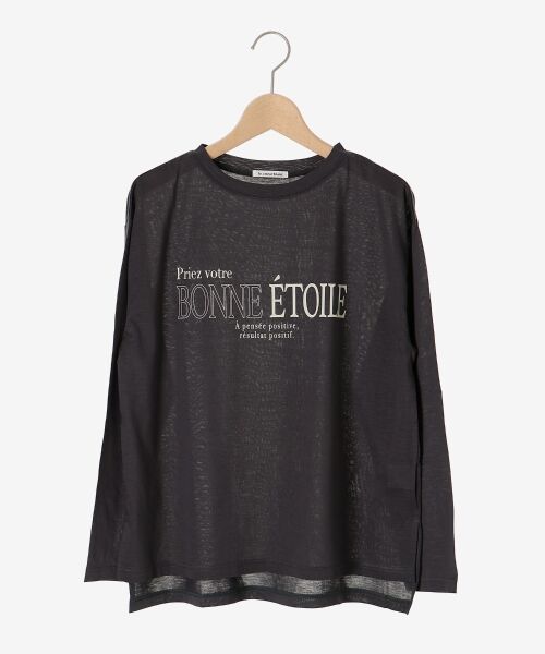 le.coeur blanc / ルクールブラン Tシャツ | 《手洗い可能》BONNE ETOILE ロンTEE | 詳細29