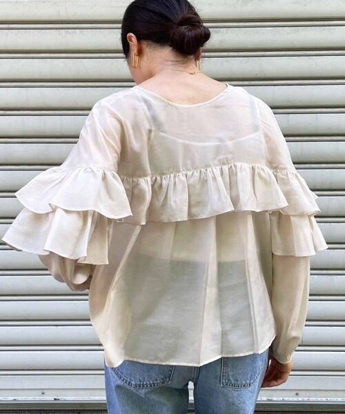 le.coeur blanc / ルクールブラン シャツ・ブラウス | フリル2WAYブラウス | 詳細12