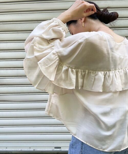 le.coeur blanc / ルクールブラン シャツ・ブラウス | フリル2WAYブラウス | 詳細13