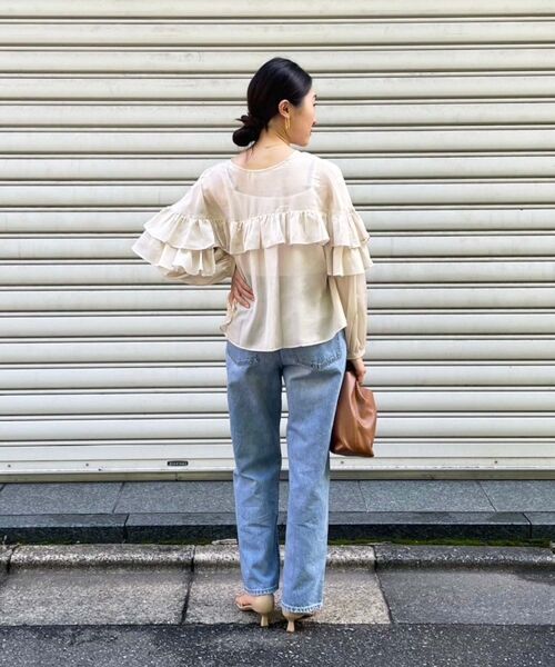 le.coeur blanc / ルクールブラン シャツ・ブラウス | フリル2WAYブラウス | 詳細15