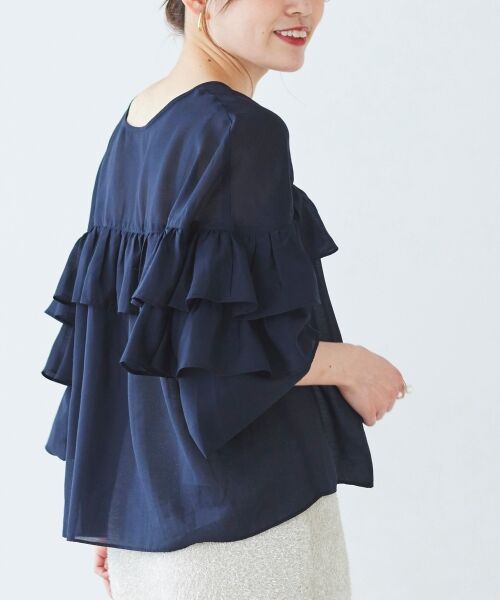 le.coeur blanc / ルクールブラン シャツ・ブラウス | フリル2WAYブラウス | 詳細23