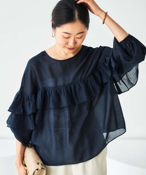 le.coeur blanc / ルクールブラン シャツ・ブラウス | フリル2WAYブラウス | 詳細26