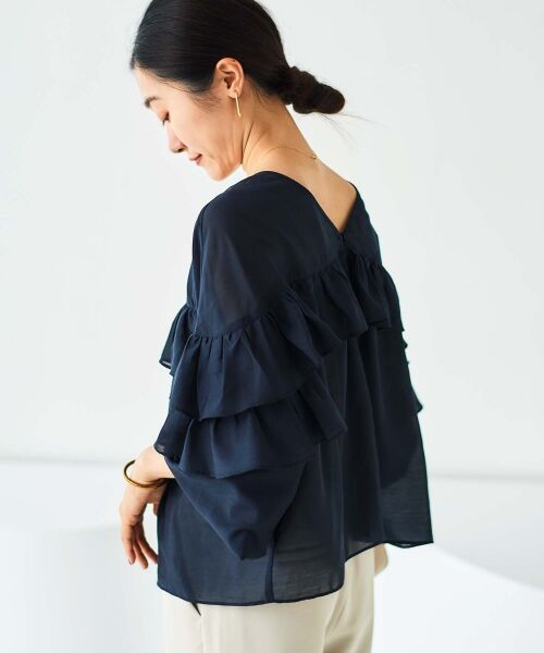 le.coeur blanc / ルクールブラン シャツ・ブラウス | フリル2WAYブラウス | 詳細27