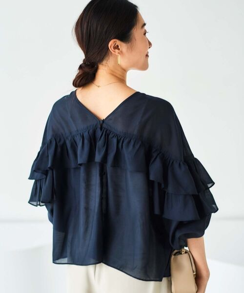 le.coeur blanc / ルクールブラン シャツ・ブラウス | フリル2WAYブラウス | 詳細28