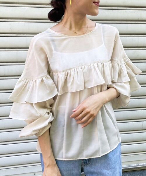 le.coeur blanc / ルクールブラン シャツ・ブラウス | フリル2WAYブラウス | 詳細3