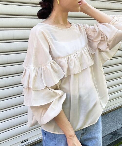 le.coeur blanc / ルクールブラン シャツ・ブラウス | フリル2WAYブラウス | 詳細5