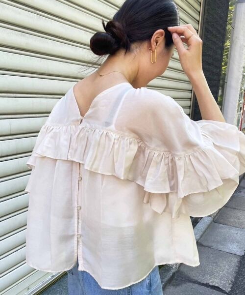 le.coeur blanc / ルクールブラン シャツ・ブラウス | フリル2WAYブラウス | 詳細6