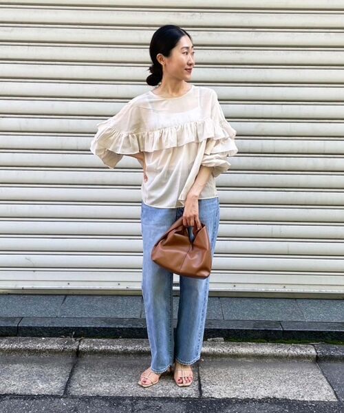 le.coeur blanc / ルクールブラン シャツ・ブラウス | フリル2WAYブラウス | 詳細8