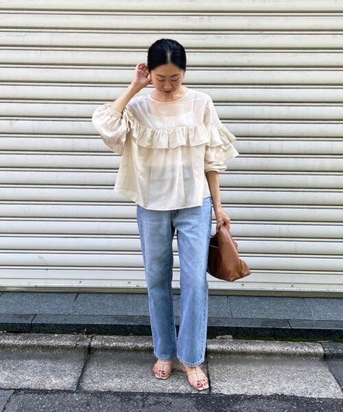 le.coeur blanc / ルクールブラン シャツ・ブラウス | フリル2WAYブラウス | 詳細9