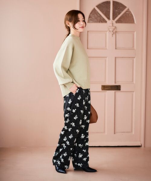 le.coeur blanc / ルクールブラン ニット・セーター | 《手洗い可能》ウォッシャブルウールボリュームスリーブニット | 詳細10