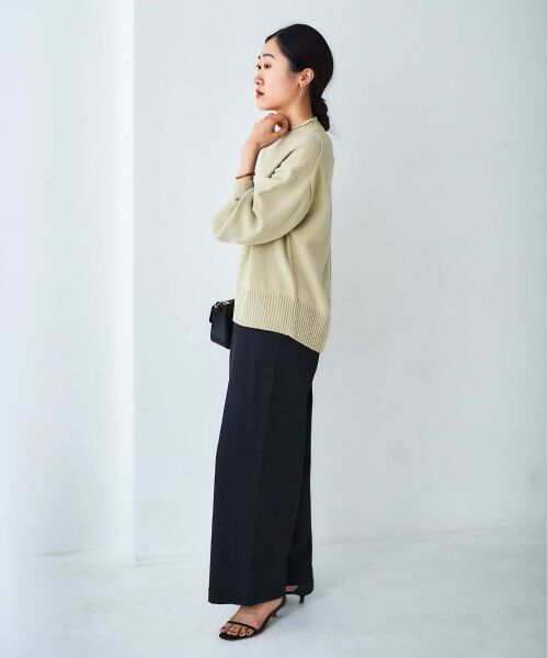 le.coeur blanc / ルクールブラン ニット・セーター | 《手洗い可能》ウォッシャブルウールボリュームスリーブニット | 詳細14