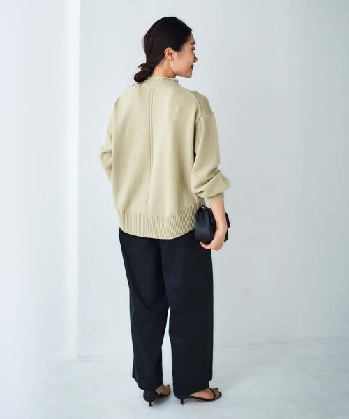 le.coeur blanc / ルクールブラン ニット・セーター | 《手洗い可能》ウォッシャブルウールボリュームスリーブニット | 詳細15