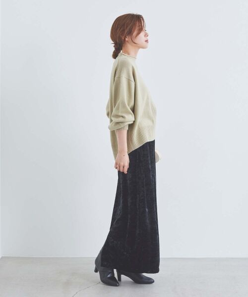 le.coeur blanc / ルクールブラン ニット・セーター | 《手洗い可能》ウォッシャブルウールボリュームスリーブニット | 詳細17