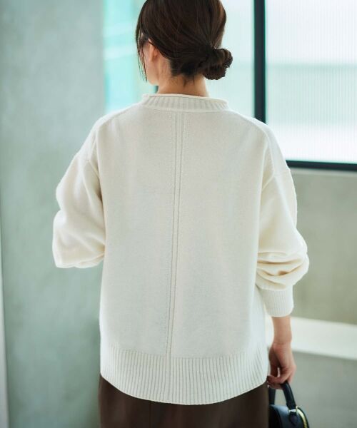 le.coeur blanc / ルクールブラン ニット・セーター | 《手洗い可能》ウォッシャブルウールボリュームスリーブニット | 詳細27