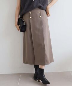 le.coeur blanc / ルクールブラン ロング・マキシ丈スカート | 《手洗い可能》カルゼマリントラペーズスカート