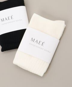 《一部店舗/WEB限定》MAEE 着圧コットンリブソックス