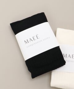 《一部店舗/WEB限定》MAEE 着圧コットンリブソックス