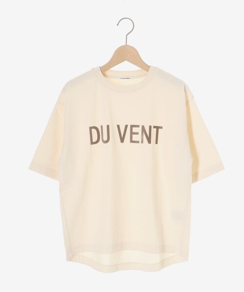 le.coeur blanc / ルクールブラン Tシャツ | 《手洗い可能》DU VENT フロッキーロゴTシャツ | 詳細11