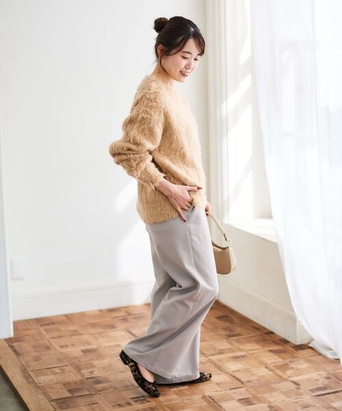 le.coeur blanc / ルクールブラン その他パンツ | ビートウォームイージーワイドパンツ | 詳細4