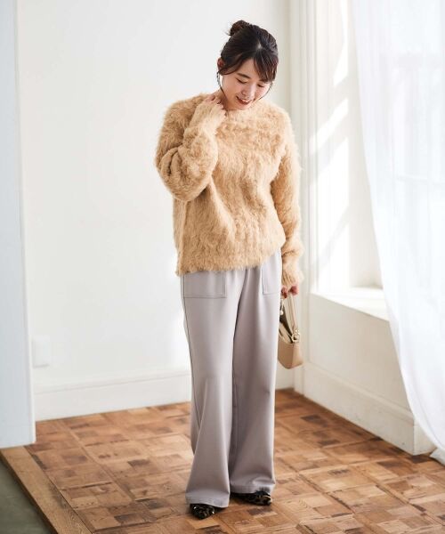 le.coeur blanc / ルクールブラン その他パンツ | ビートウォームイージーワイドパンツ | 詳細5