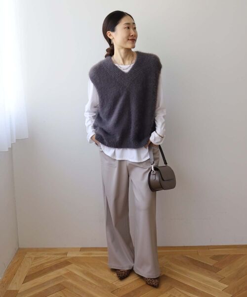 le.coeur blanc / ルクールブラン その他パンツ | ビートウォームイージーワイドパンツ | 詳細8