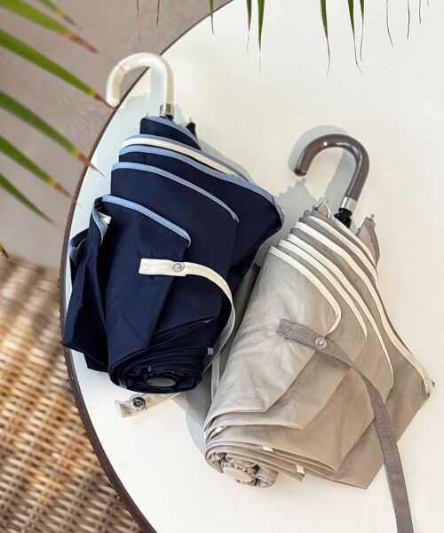 le.coeur blanc / ルクールブラン 傘 | バイカラーパイピングミニコンパクト折りたたみ傘 | 詳細3