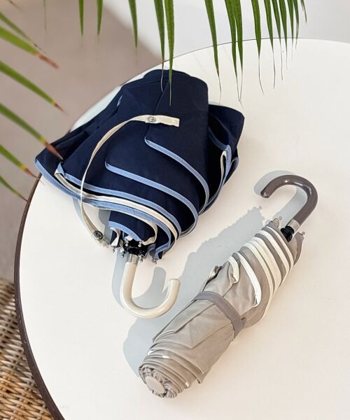 le.coeur blanc / ルクールブラン 傘 | バイカラーパイピングミニコンパクト折りたたみ傘 | 詳細4