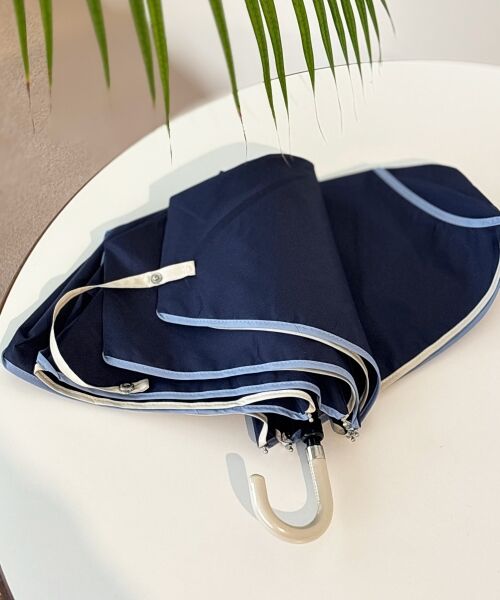 le.coeur blanc / ルクールブラン 傘 | バイカラーパイピングミニコンパクト折りたたみ傘 | 詳細5