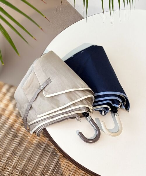 le.coeur blanc / ルクールブラン 傘 | バイカラーパイピングミニコンパクト折りたたみ傘 | 詳細6