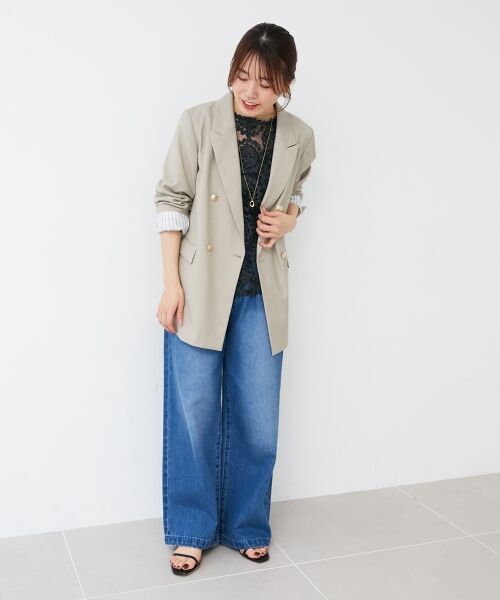 le.coeur blanc / ルクールブラン Tシャツ | 【手洗い可能】CHOKLATE PARIS モチーフレーストップス | 詳細10