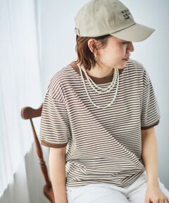 le.coeur blanc / ルクールブラン Tシャツ | STAR&STRIPE リンガーTEE