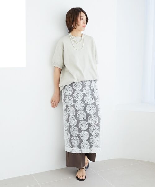 le.coeur blanc / ルクールブラン Tシャツ | STAR&STRIPE  ベーシックリブT | 詳細15