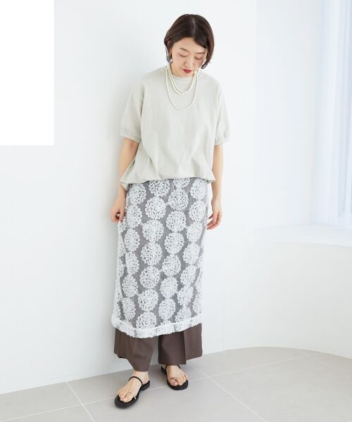 le.coeur blanc / ルクールブラン Tシャツ | STAR&STRIPE  ベーシックリブT | 詳細16