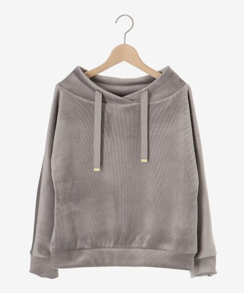 le.coeur blanc / ルクールブラン カットソー | 《WEB限定アイテム》パーカー風プルオーバー | 詳細1