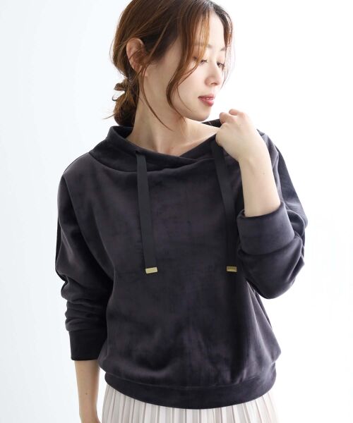 le.coeur blanc / ルクールブラン カットソー | 《WEB限定アイテム》パーカー風プルオーバー | 詳細13