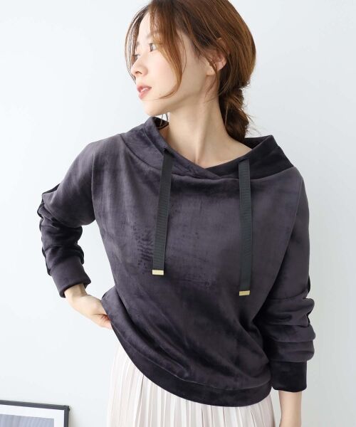 le.coeur blanc / ルクールブラン カットソー | 《WEB限定アイテム》パーカー風プルオーバー | 詳細14