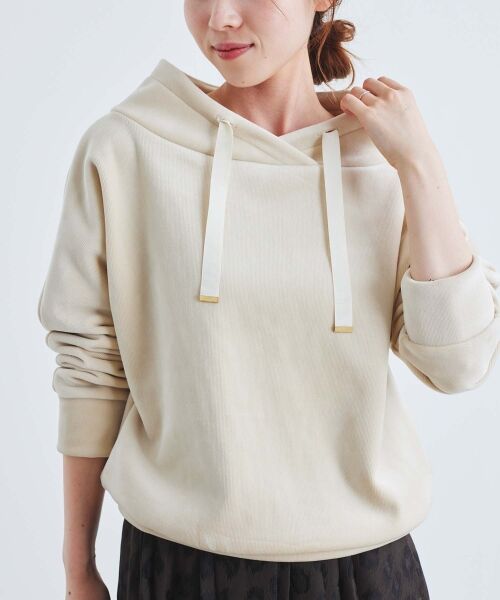 le.coeur blanc / ルクールブラン カットソー | 《WEB限定アイテム》パーカー風プルオーバー | 詳細24