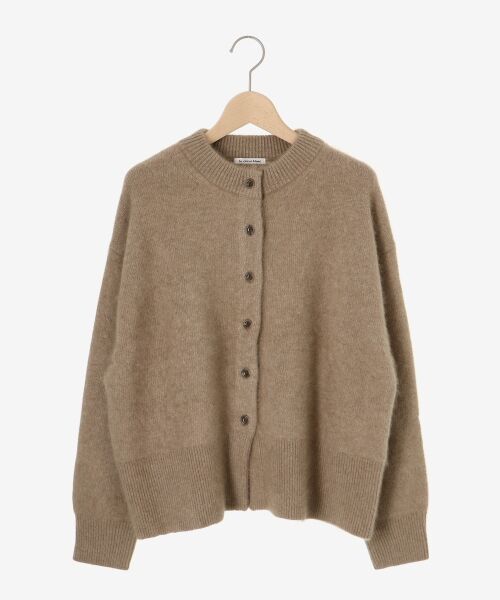 le.coeur blanc / ルクールブラン カーディガン・ボレロ | チャイニーズラクーンモックネックカーディガン | 詳細15