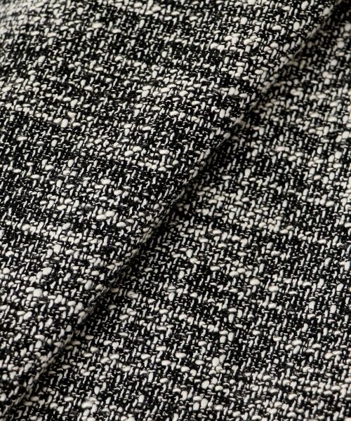 le.coeur blanc / ルクールブラン ノーカラージャケット | 《通勤着やセレモニーシーンにも》メランジツイードノーカラージャケット | 詳細30