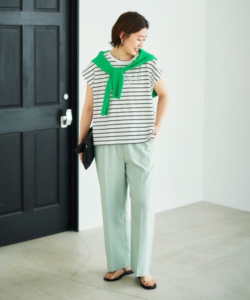 le.coeur blanc / ルクールブラン その他パンツ | 《名品★履きやすさ抜群！》アサレチックイージーワイドパンツ | 詳細13