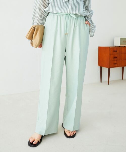 le.coeur blanc / ルクールブラン その他パンツ | 《名品★履きやすさ抜群！》アサレチックイージーワイドパンツ | 詳細18