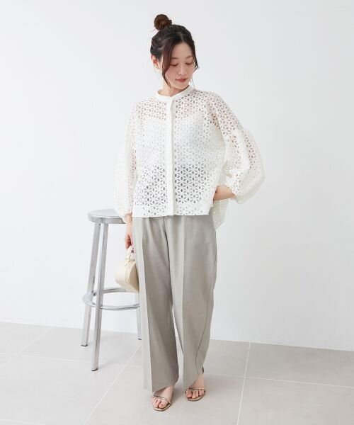 le.coeur blanc / ルクールブラン その他パンツ | 《名品★履きやすさ抜群！》アサレチックイージーワイドパンツ | 詳細5